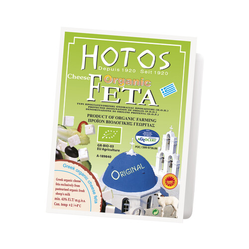 Alcampo HOTOS Queso feta ecológico con denominación de origen KALIOS 200 g