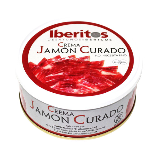 Alcampo IBERITOS Crema de jamón curado IBERITOS 250 gramos