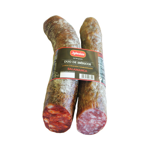 Alcampo IGLESIAS Lote de salchichón y chorizo ibérico