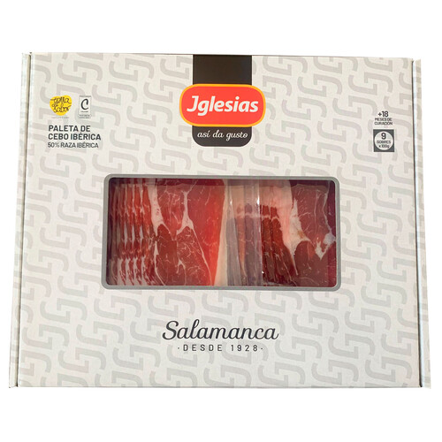 Alcampo IGLESIAS Maletin paleta de cebo ibérica 50% raza ibérica 900 g