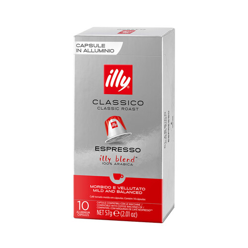 Alcampo ILLY Café en cápsulas espresso Clássico I5 10 uds