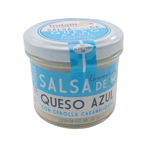 Alcampo INDALITOS Salsa queso azul con cebolla caramelizada 100 g