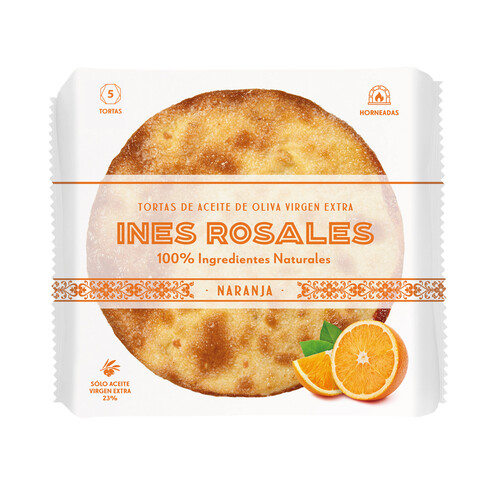 Alcampo INÉS ROSALES Tortas de aceite con naranja 150 g