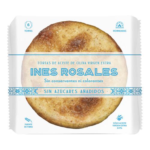 Alcampo INÉS ROSALES Tortas de aceite de oliva virgen extra sin azucares añadidos 6 uds 180 g
