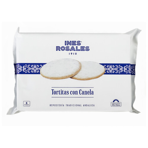 Alcampo INÉS ROSALES Tortitas nevadas con canela 6 uds. 180 g