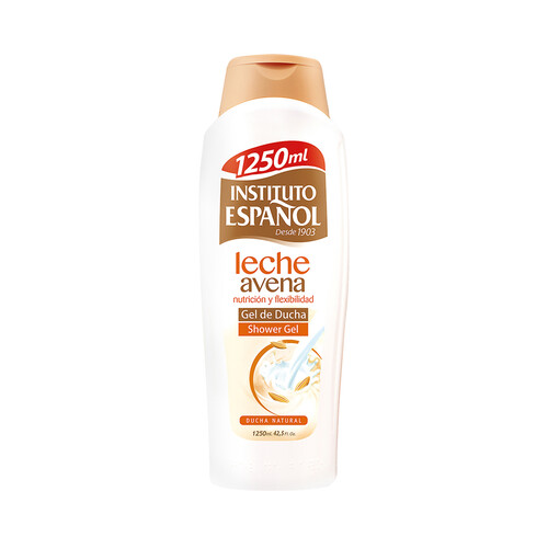 Alcampo INSTITUTO ESPAÑOL Gel para baño o ducha con leche y avena INSTITUTO ESPAÑOL 1250 ml