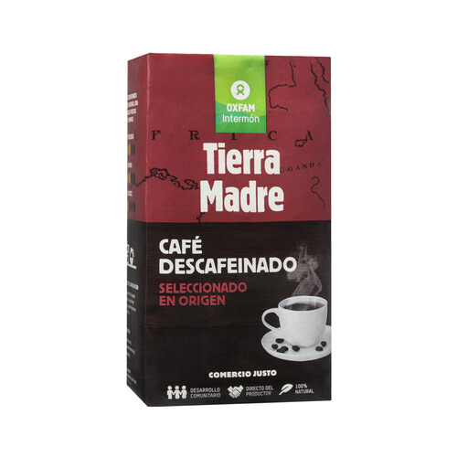 Alcampo INTERMÓN OXFAM TIERRA MADRE Café molido descafeinado 250 g