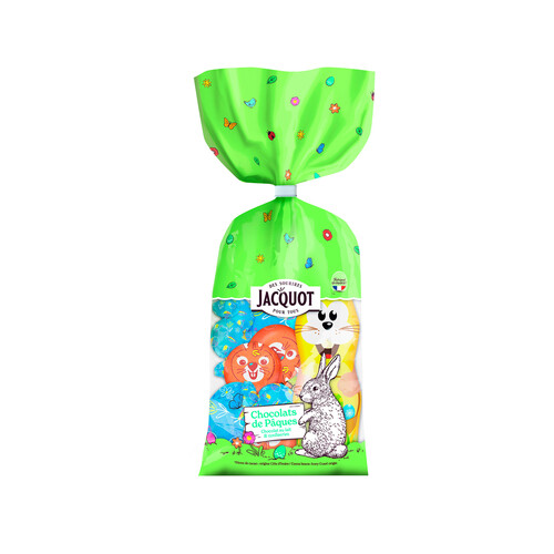 Alcampo JACQUOT Surtido de figuritas de Pascua de chocolate con leche 250 g