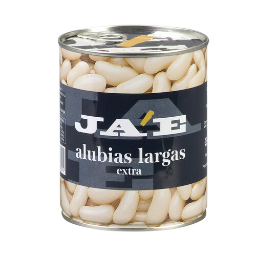 Alcampo JAE Alubias blancas cocidas largas JAE lata de 500 g