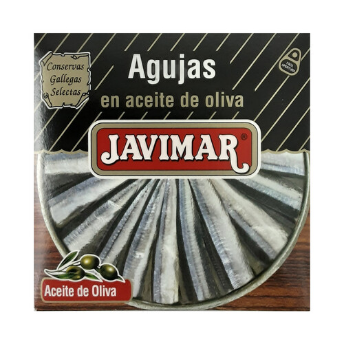 Alcampo JAVIMAR Agujas en aceite de oliva 14/18 piezas 165 g