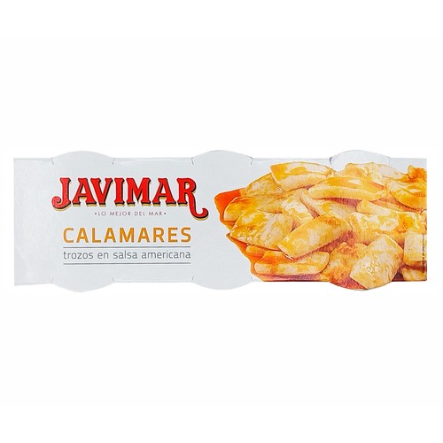 Alcampo JAVIMAR Calamares trozos en salsa americana 3 x 55 gr