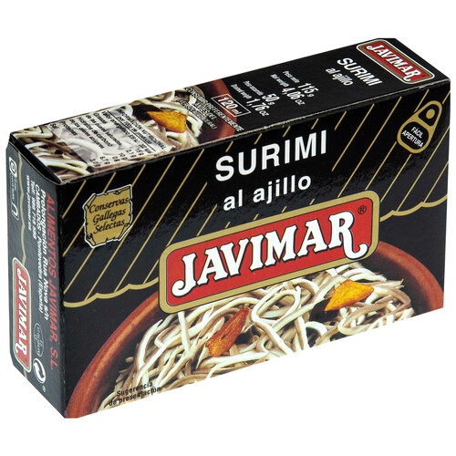 Alcampo JAVIMAR Sucedáneo de angulas al ajillo lata de 50 g