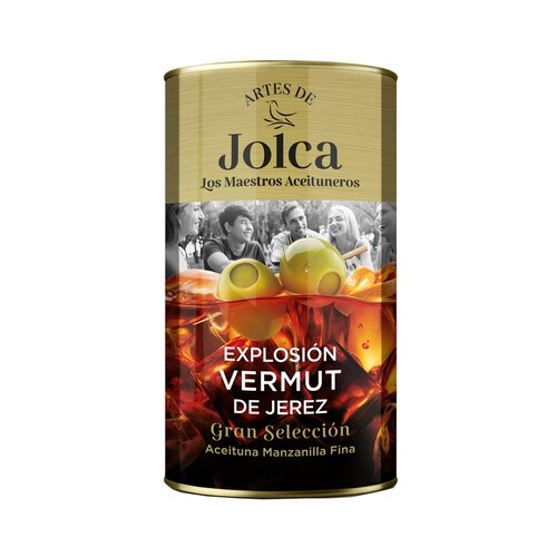 Alcampo JOLCA Aceituna rellena de vermut D.O Jerez JOLCA 150 g
