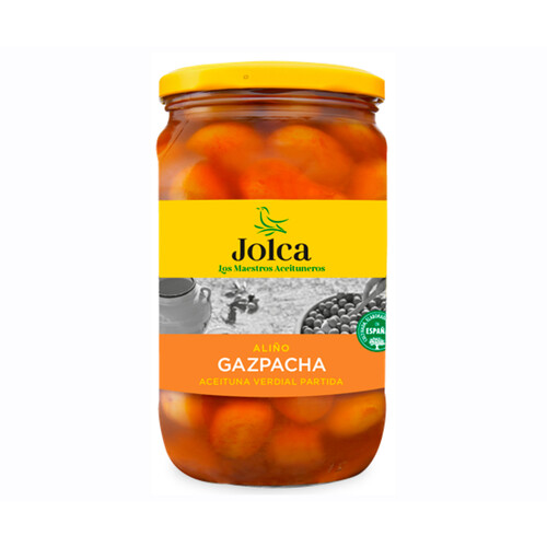 Alcampo JOLCA Aceituna verde Verdial partida gazpacha JOLCA 835 g