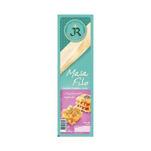 Alcampo JR Masa de hojaldre (18 a 20 láminas) JR 500 g