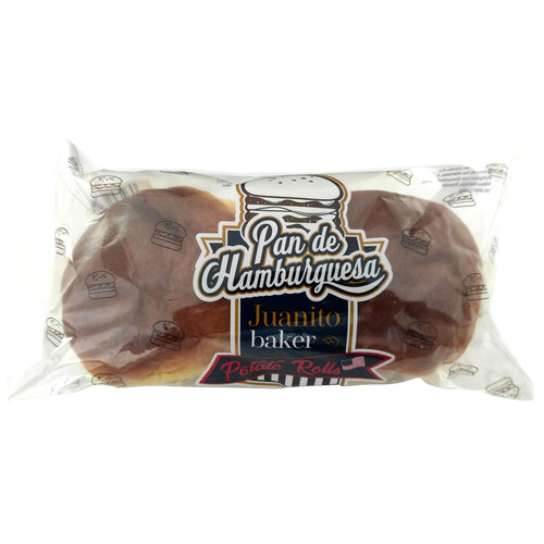 Alcampo JUANITO BAKER Potato Roll Pan burger Potato Roll 150 g