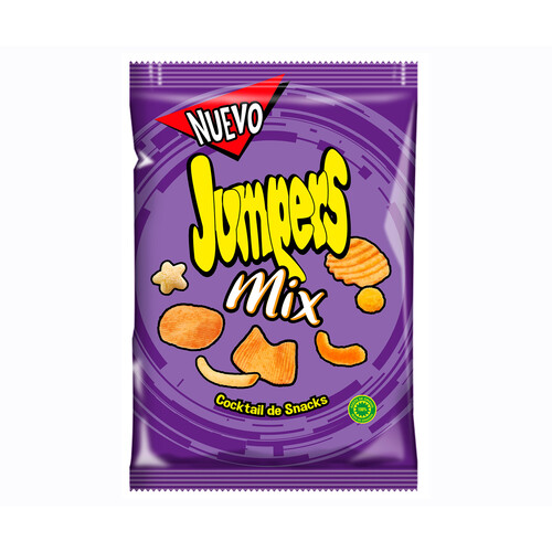 Alcampo JUMPERS Surtido de productos de aperitivos fritos y horneados 100 g