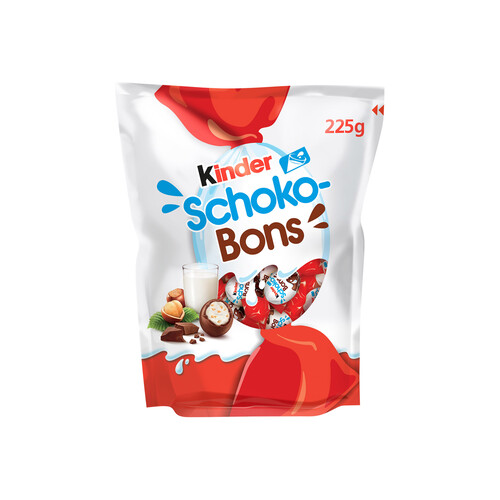 Alcampo KINDER Huevos de chocolate con leche y relleno cremoso de leche avellanas 225 g