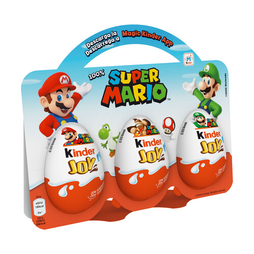 Alcampo KINDER Joy Huevos de chocolate con sorpresa pack 3 uds. 20 g