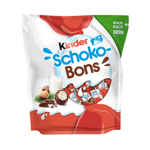 Alcampo KINDER Schokobons Bolitas de chocolate 500 g