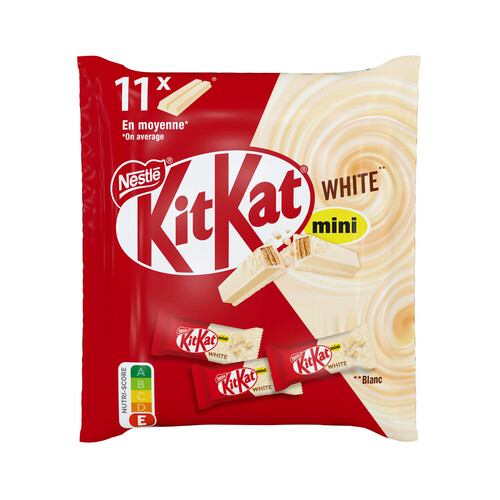 Alcampo KIT KAT Barritas Minis de chocolate blanco 11 uds x 146 3 g
