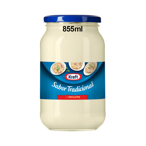 Alcampo KRAFT Mayonesa fina tradicional sin gluten 855 ml