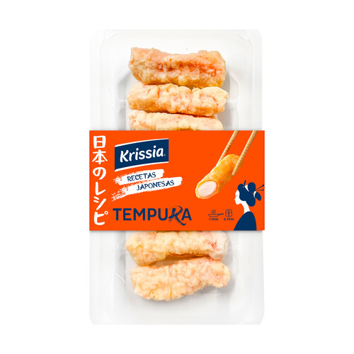 Alcampo KRISSIA Barritas de surimi en tempura receta japonesa 200 g