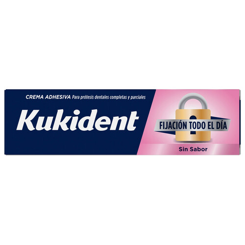Alcampo KUKIDENT Fijador para protesis dentales completas y parciales sin sabor 35 g