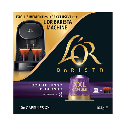Alcampo L'OR Café Double Lungo Profondo I8 L'OR BARISTA 10 uds. (20 tazas)