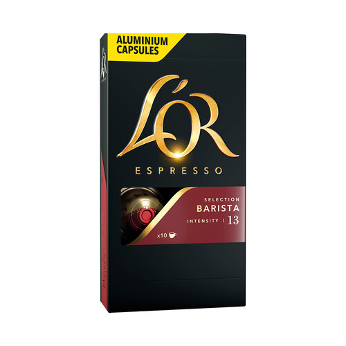 Alcampo L'OR Café en cápsulas espresso Barista I13 10 uds
