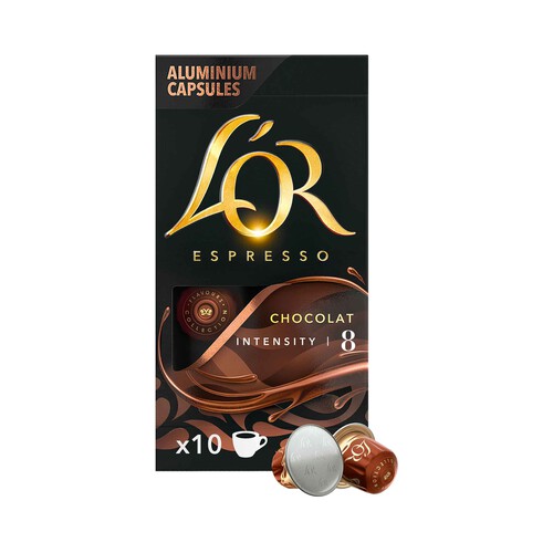 Alcampo L'OR Café en cápsulas sabor chocolate 10 uds