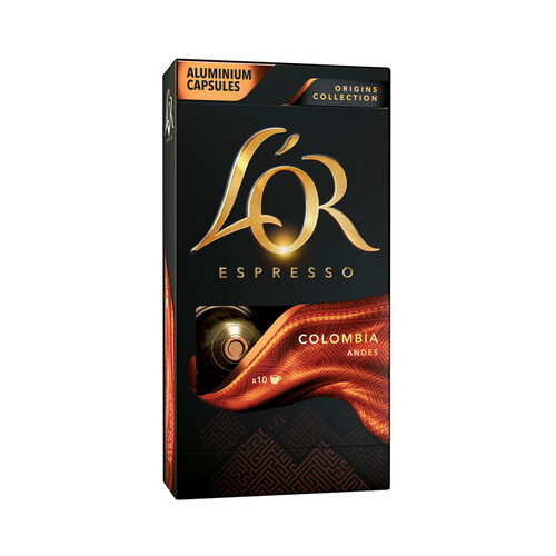 Alcampo L'OR ESPRESSO Café en cápsulas Colombia I10 10 uds