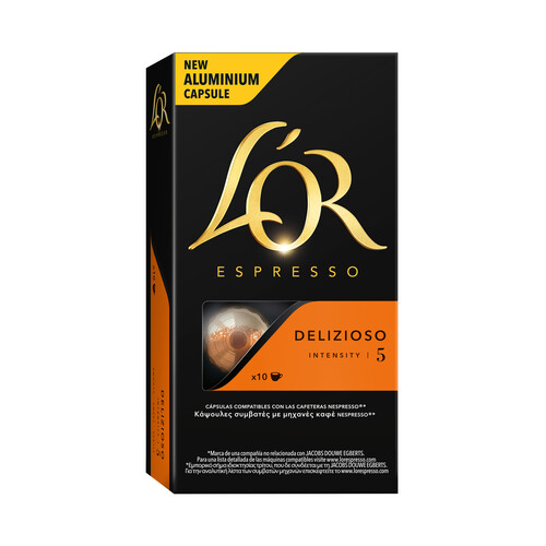Alcampo L'OR ESPRESSO Café en cápsulas Delizioso I4 10 uds