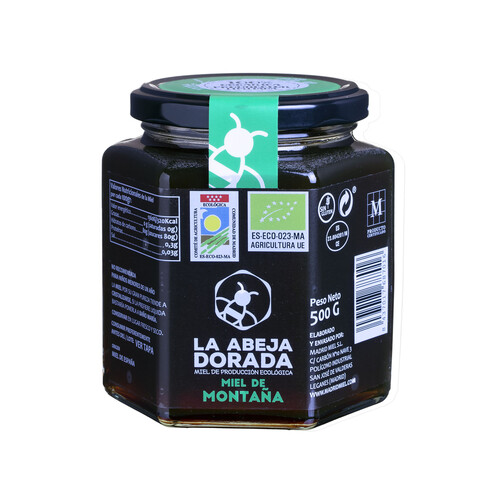 Alcampo LA ABEJA DORADA Miel de montaña producción ecológica LA ABEJA DORADA 500 g