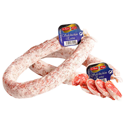 Alcampo LA ABUELA MARGA Salchichón extra en forma de herradura elaborado sin gluten