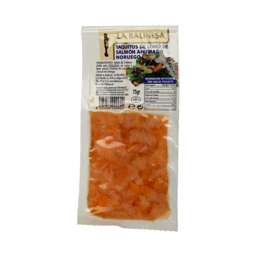 Alcampo LA BALINESA Taquitos salmón LA BALINESA 75 gr