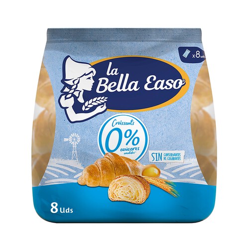 Alcampo LA BELLA EASO Croissants 0% azúcares añadidos 240 g