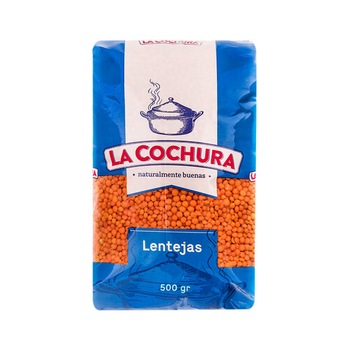 Alcampo LA COCHURA Lentejas roja LA COCHURA paquete de 500 g