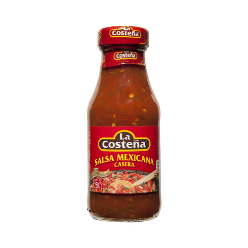 Alcampo LA COSTEÑA Salsa mexicana casera a base de tomates y verduras especial fajitas LA COSTEÑA 250 g