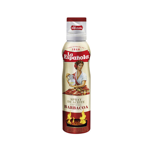 Alcampo LA ESPAÑOLA Spray de aceite de oliva especial barbaca 200 ml