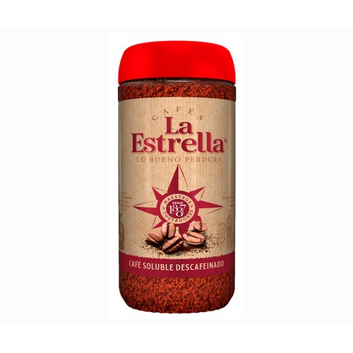 Alcampo LA ESTRELLA Café soluble descafeinado 200 g