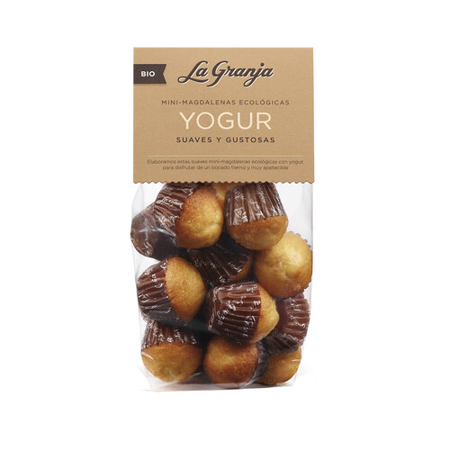 Alcampo LA GRANJA Mini magdalenas ecológicas yogur LA GRANJA 200 g