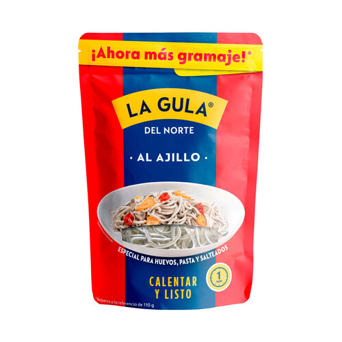 Alcampo LA GULA DEL NORTE Sucedáneo de angulas al ajillo LA GULA del NORTE AL MINUTO 135 g