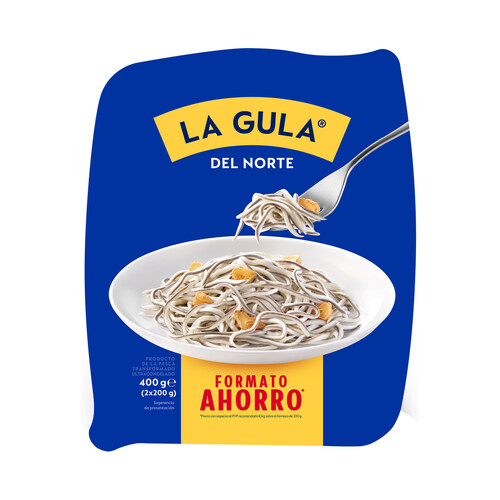 Alcampo LA GULA DEL NORTE Sucedaneo de angulas ultracongelado LA GULA DEL NORTE 2 x 200 g