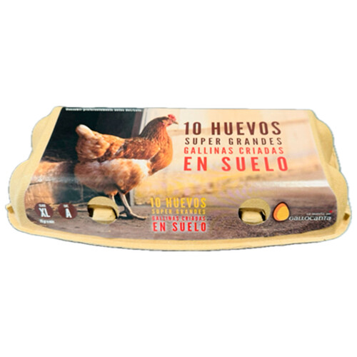 Alcampo LA HUERTA DE GALLOCANTA Huevos de gallinas sueltas en el gallinero xl 10 uds