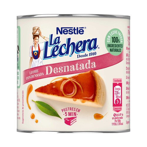 Alcampo LA LECHERA Leche condensada desnatada LA LECHERA 387 g