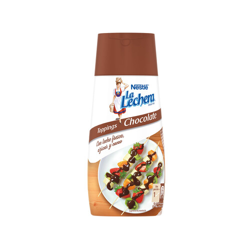 Alcampo LA LECHERA Topping de chocolate sirve fácil LA LECHERA 450 g