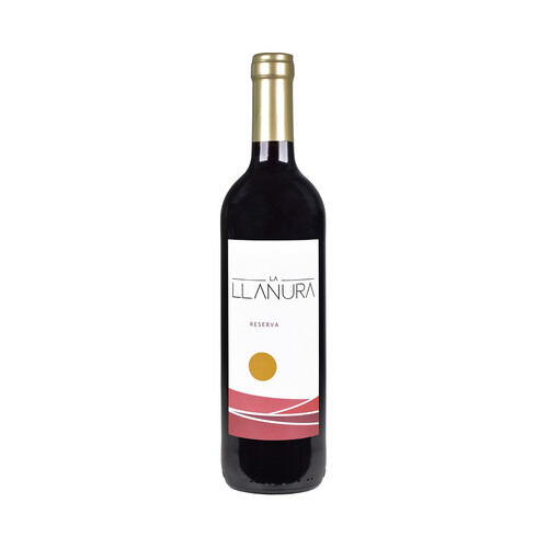 Alcampo LA LLANURA Vino tinto reserva con D.O. La Mancha botella 75 cl