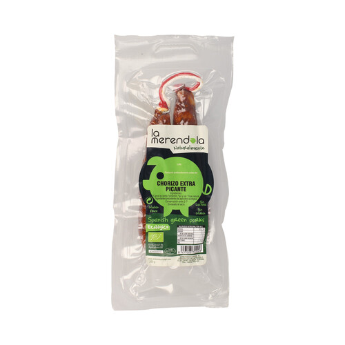Alcampo LA MERENDOLA Chorizo sarta picante ecológico LA MERENDOLA 200 g