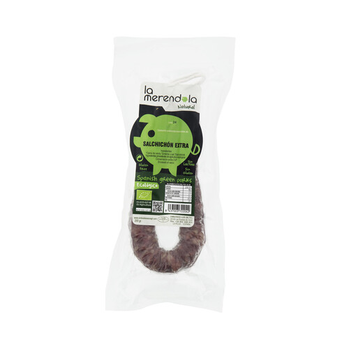 Alcampo LA MERENDOLA Salchichón sarta ecológico LA MERENDOLA 200 g